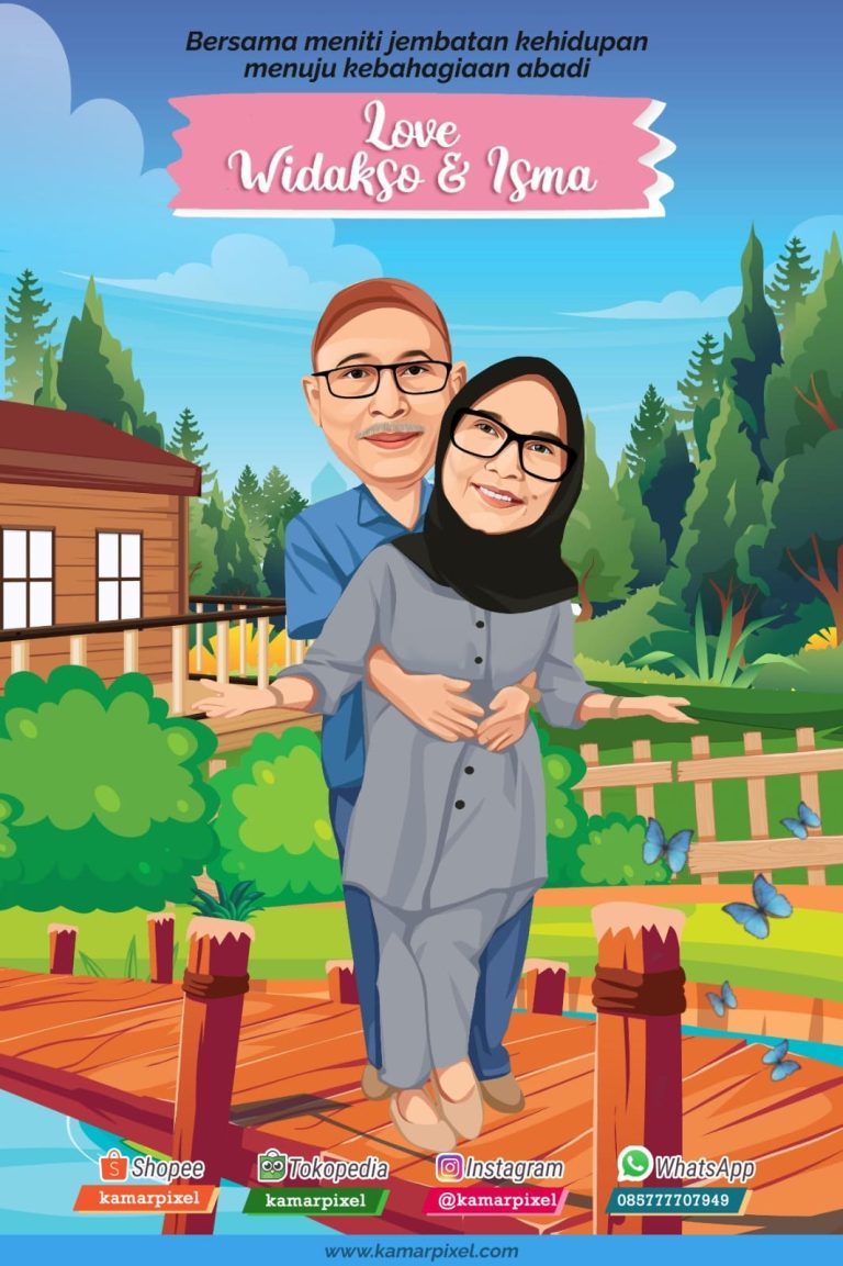 Karikatur Couple Pasangan Cute