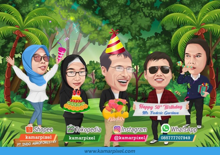 Karikatur Farewell Perpisahan Grup Agro