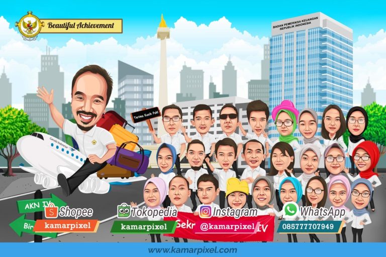 Karikatur Farewell Perpisahan Grup BPK