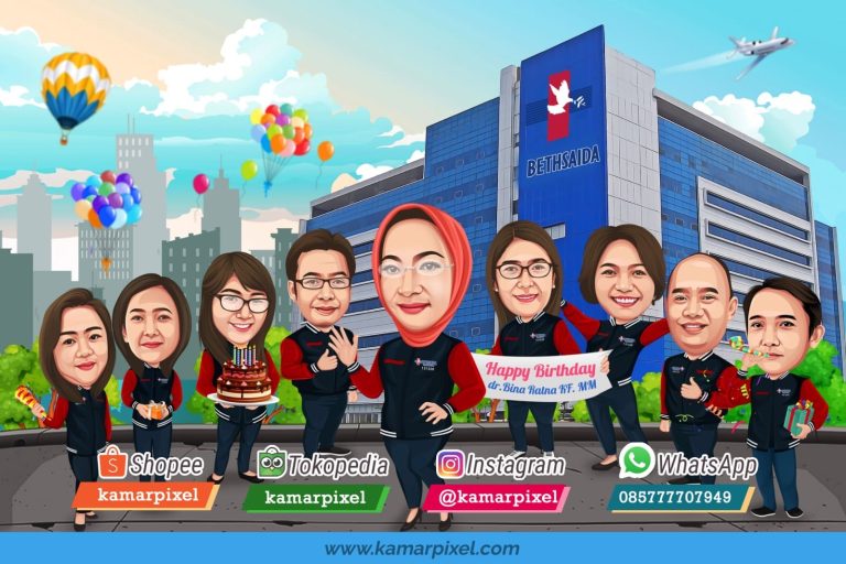 Karikatur Farewell Perpisahan Grup Betshaida