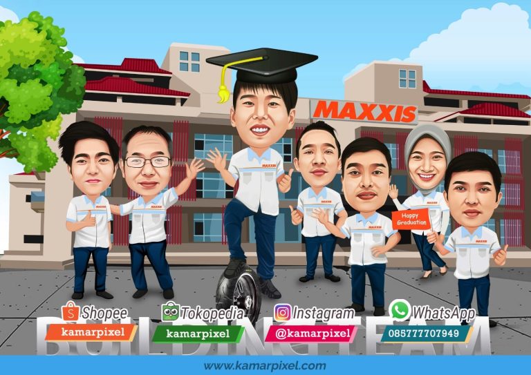 Karikatur Farewell Perpisahan Grup Maxim