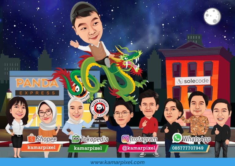 Karikatur Farewell Perpisahan Grup Naga