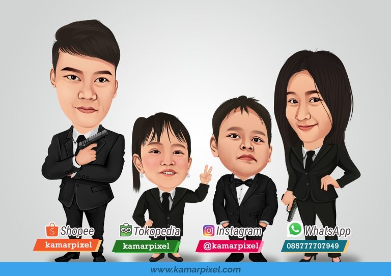 Karikatur Keluarga Detektif