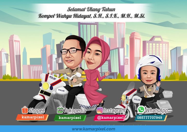 Karikatur Keluarga Polisi