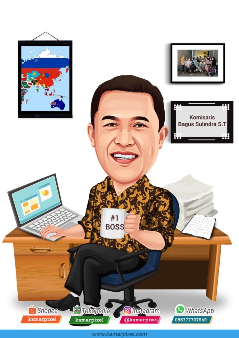 Karikatur Resign Kantor Boss