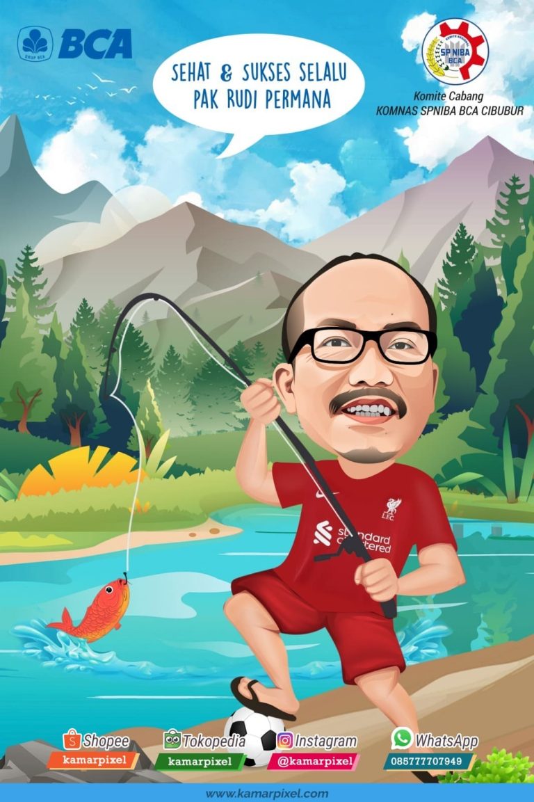 Karikatur Resign Kantor Mancing