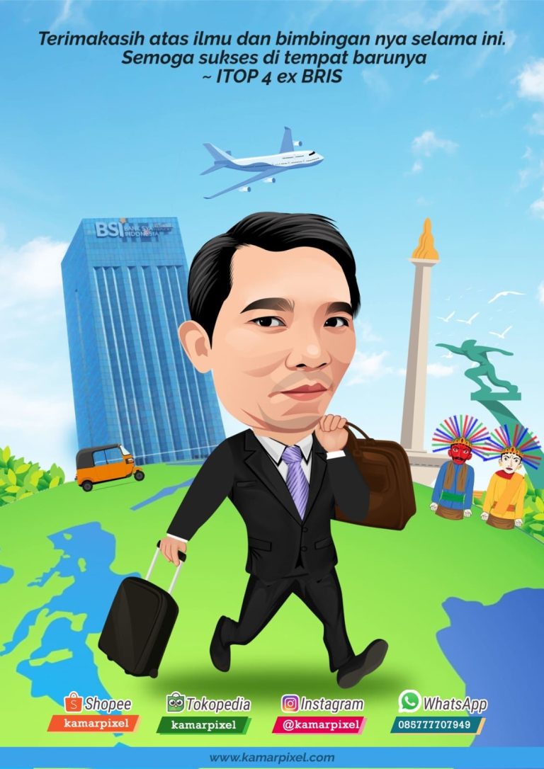 Karikatur Resign Kantor Tema BSI