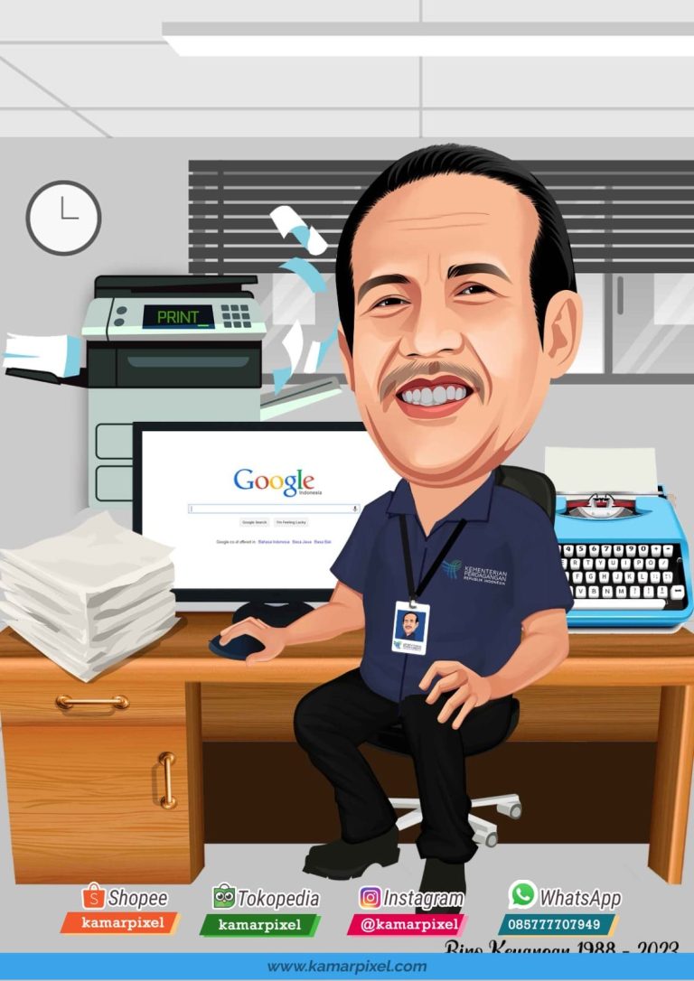 Karikatur Resign Kantor Tema Budak Korporat