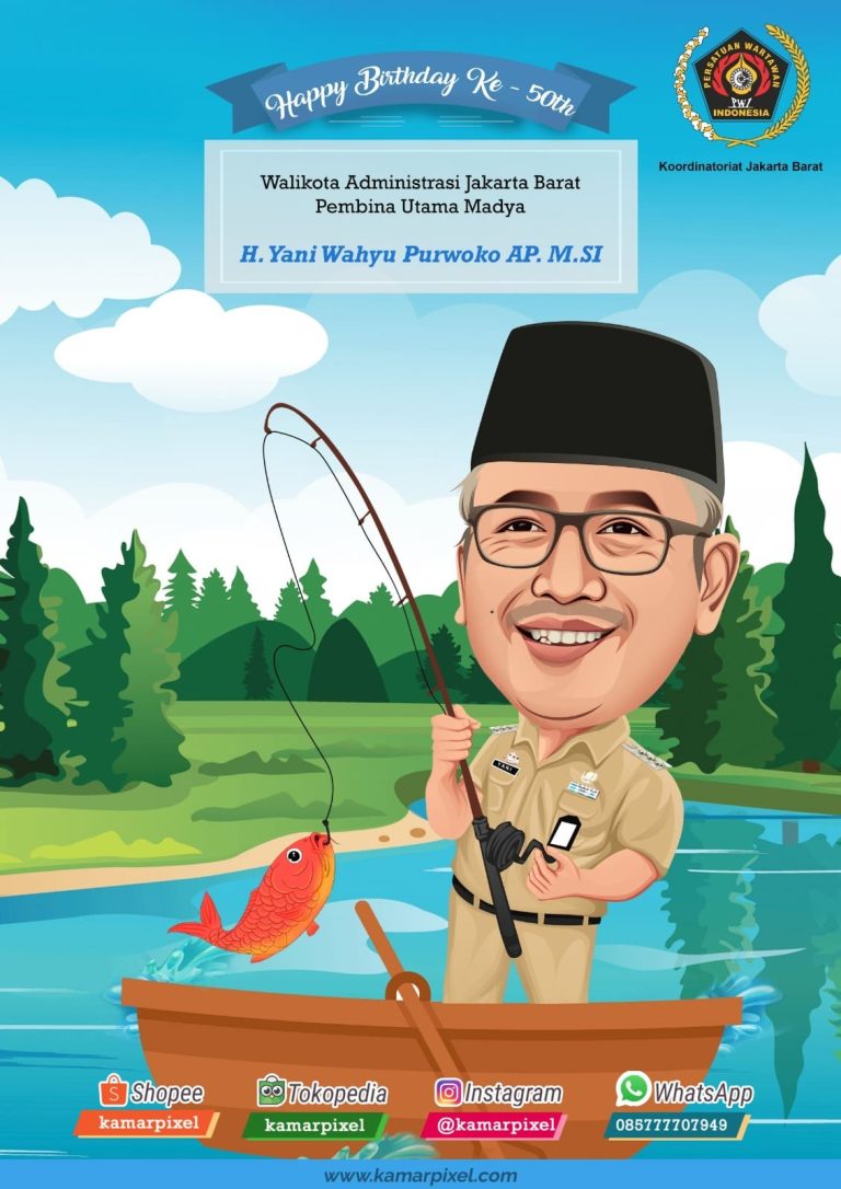 Karikatur Resign Kantor Tema Naik Perahu