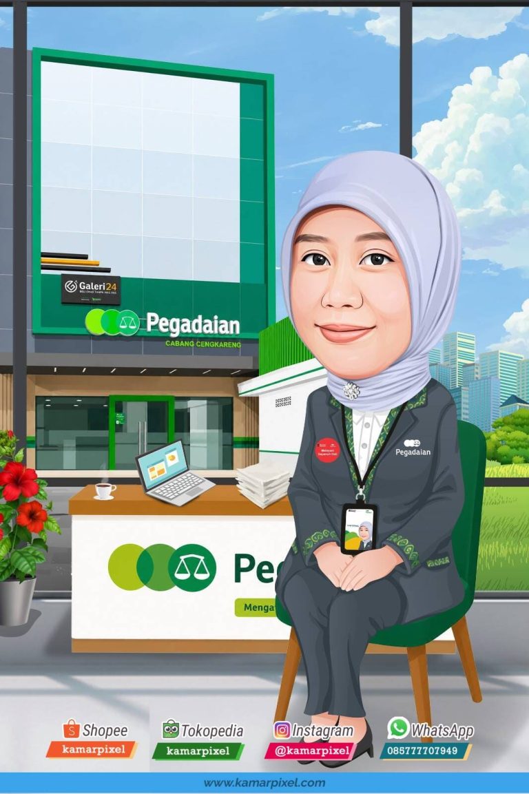 Karikatur Resign Kantor Tema Pegadaian
