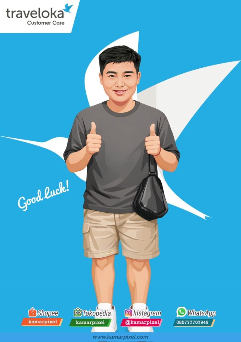 Karikatur Resign Kantor Tema Traveloka