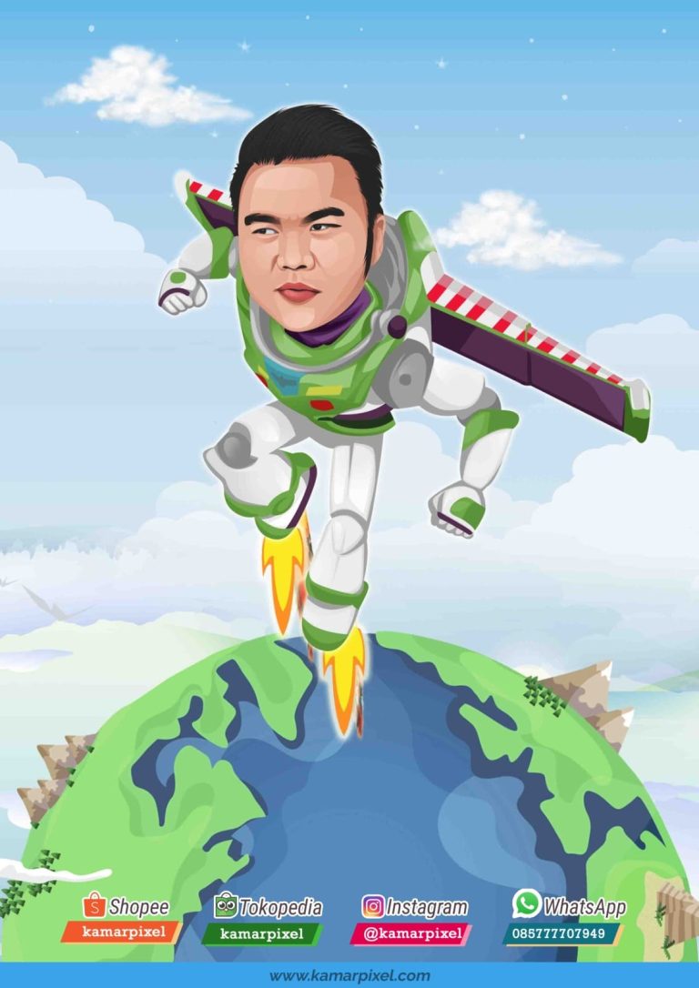 karikatur ulang tahun buzzlightyear
